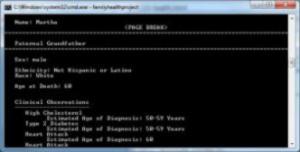 Health XML Parser Screenshot